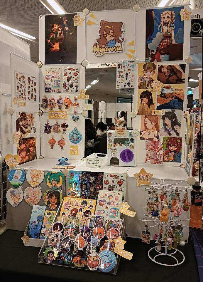 Table Setup at Ready Start Market